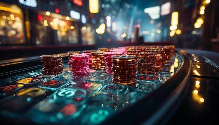 Baccarat table view with live dealer on malukutoto login